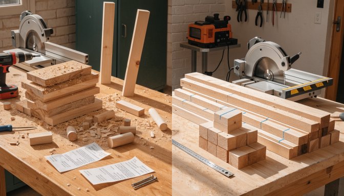 Costly beginner woodworking mistakes that waste money and materials