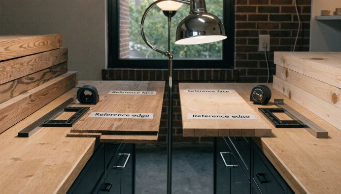 Common woodworking accuracy mistakes in a home shop and the tools used to fix them