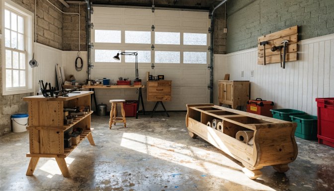 Woodworking projects that can be built in a one car garage workshop