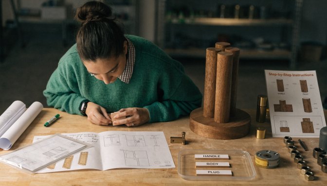 Building smarter with woodworking plans using a cut list and step-by-step diagrams
